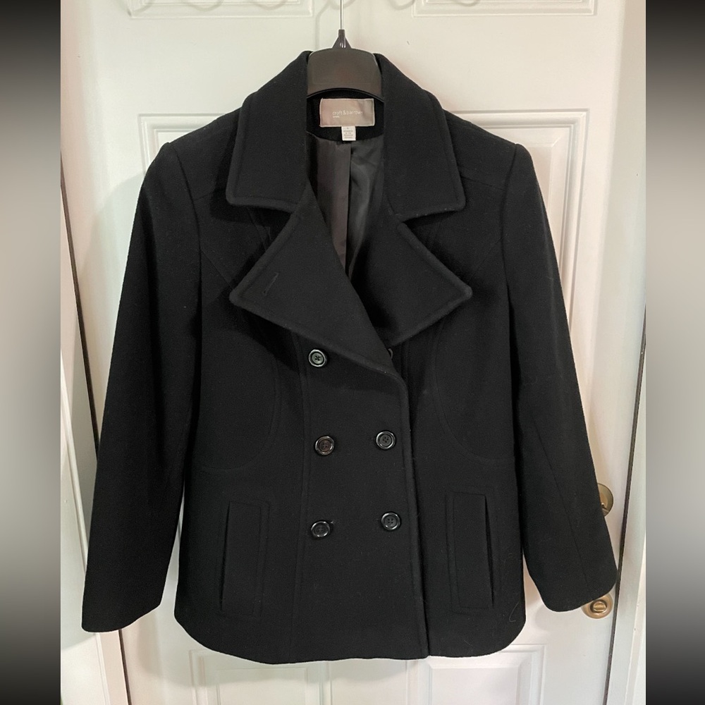 Croft and Barrow Men’s Double-Breasted Wool Coat